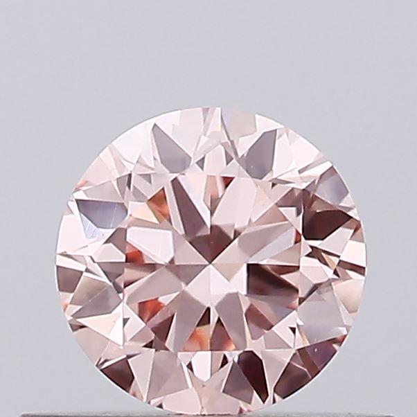 0.42 Ct. Fancy Intense Pink Round Lab Grown Diamond