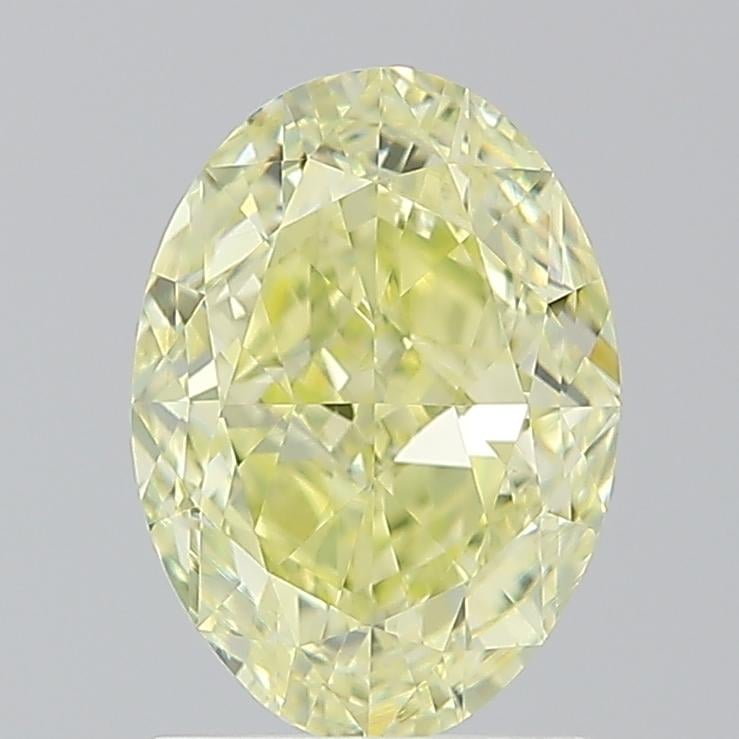 2.01 Ct. Fancy  Yellow Oval Diamond