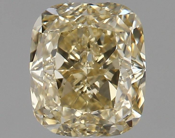 0.82 Ct. Fancy Brownish Yellow Cushion Diamond
