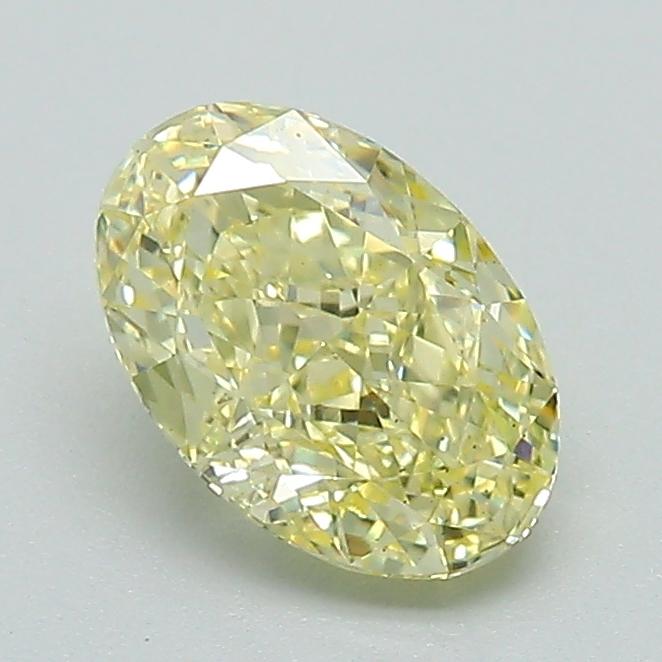 1.13 Ct. Fancy Intense Yellow Oval Lab Grown Diamond
