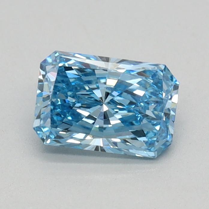 0.45 Ct. Fancy Vivid Blue Radiant Lab Grown Diamond
