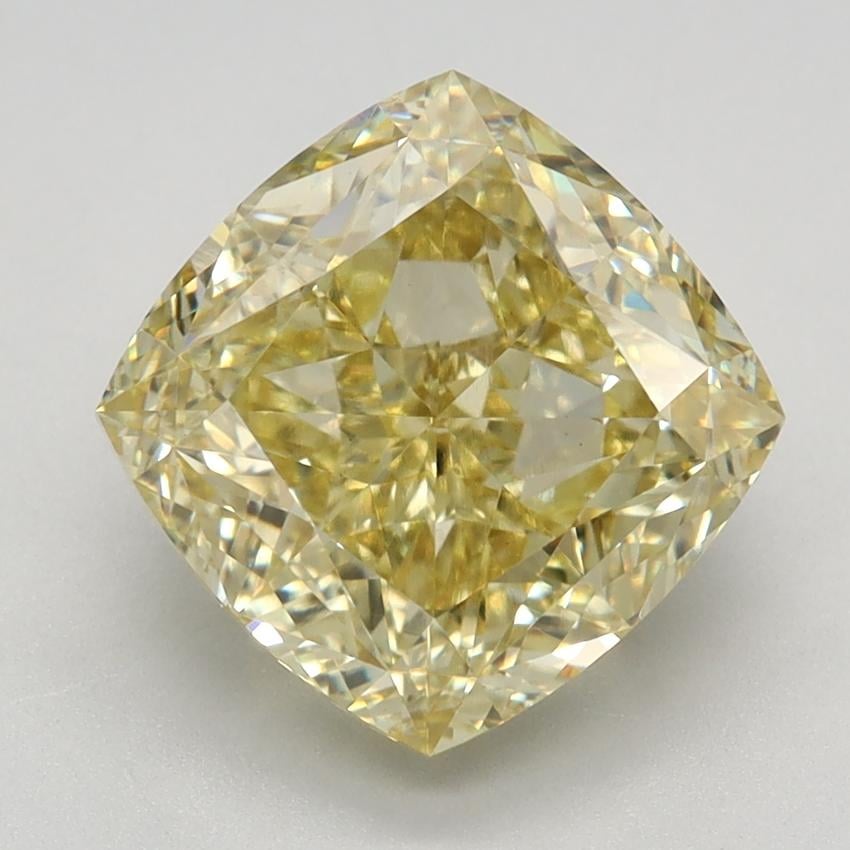 3.83 Ct. Fancy Intense Yellow Cushion Lab Grown Diamond