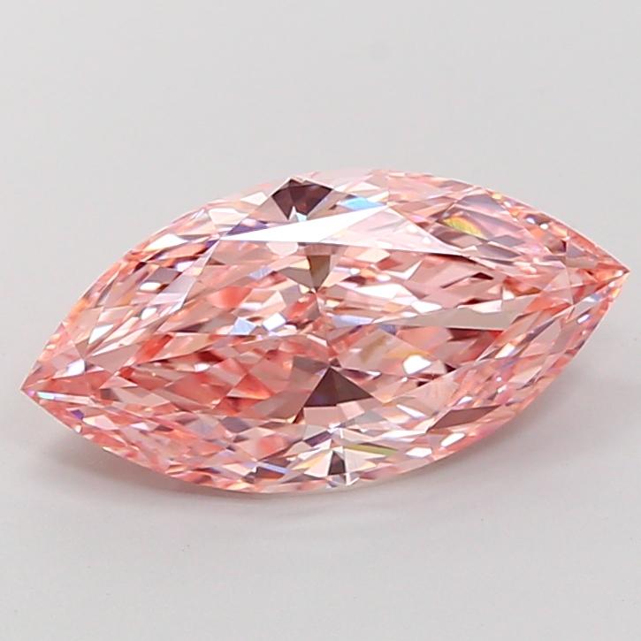 4.09 Ct. Fancy Intense Pink Marquise Lab Grown Diamond