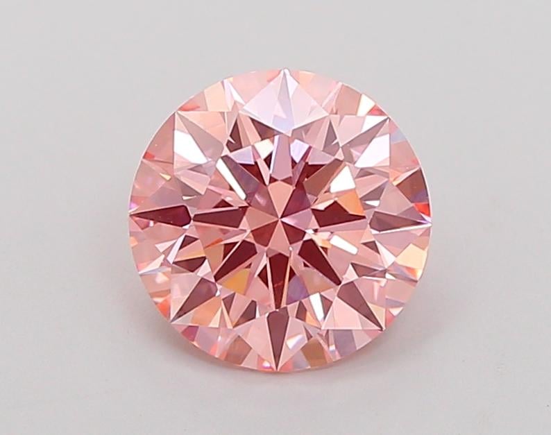 2.03 Ct. Fancy Vivid Orange Round Lab Grown Diamond