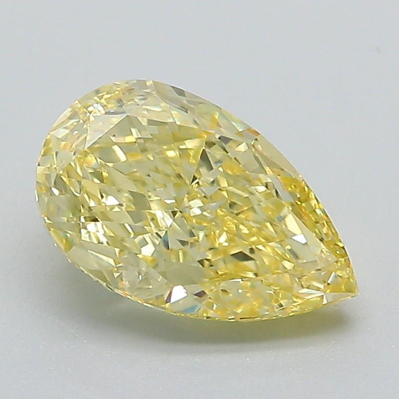 1.84 Ct. Fancy Intense Yellow Pear Lab Grown Diamond