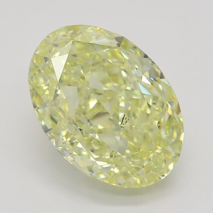 2.01 Ct. Fancy Yellow Oval Diamond