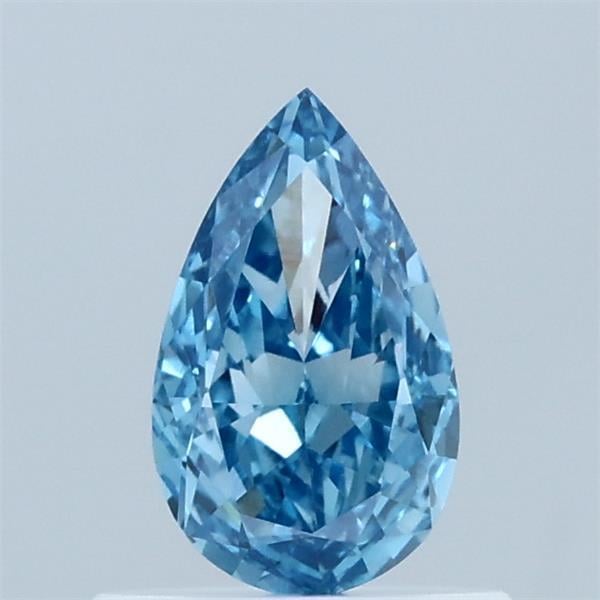 0.58 Ct. Fancy Vivid  Blue Pear Lab Grown Diamond