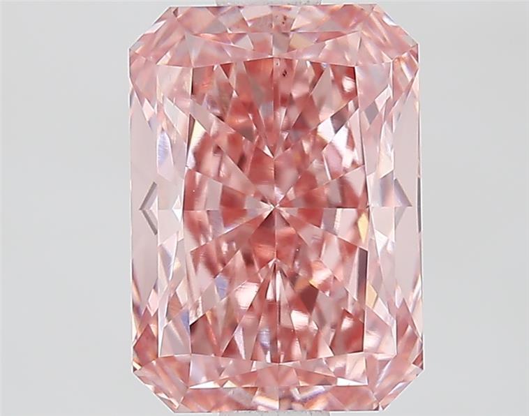1.83 Ct. Fancy Vivid  Pink Radiant Lab Grown Diamond