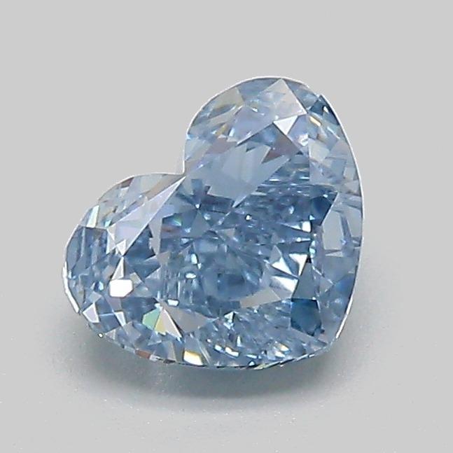 0.99 Ct. Fancy Intense  Blue Heart Lab Grown Diamond