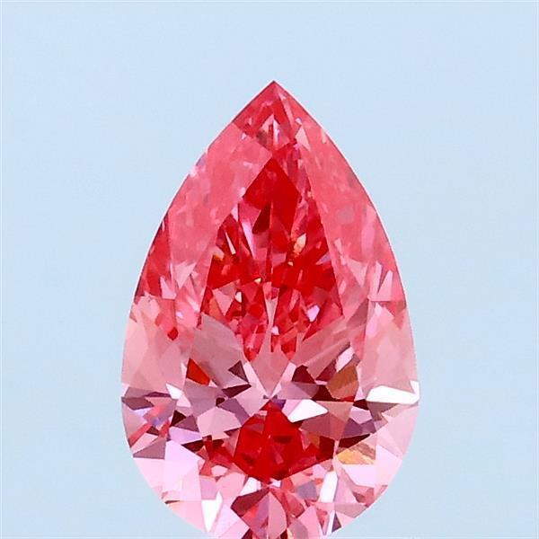 0.82 Ct. Fancy Vivid Pink Pear Lab Grown Diamond