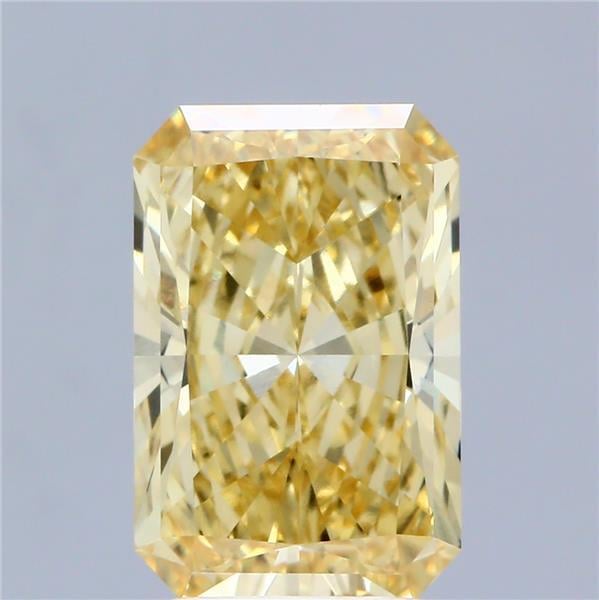 3.03 Ct. Fancy Intense Yellow Radiant Lab Grown Diamond