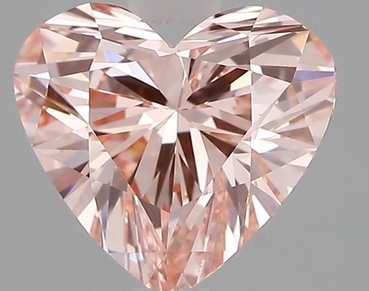 1.51 Ct. Fancy Vivid Pink Heart Lab Grown Diamond