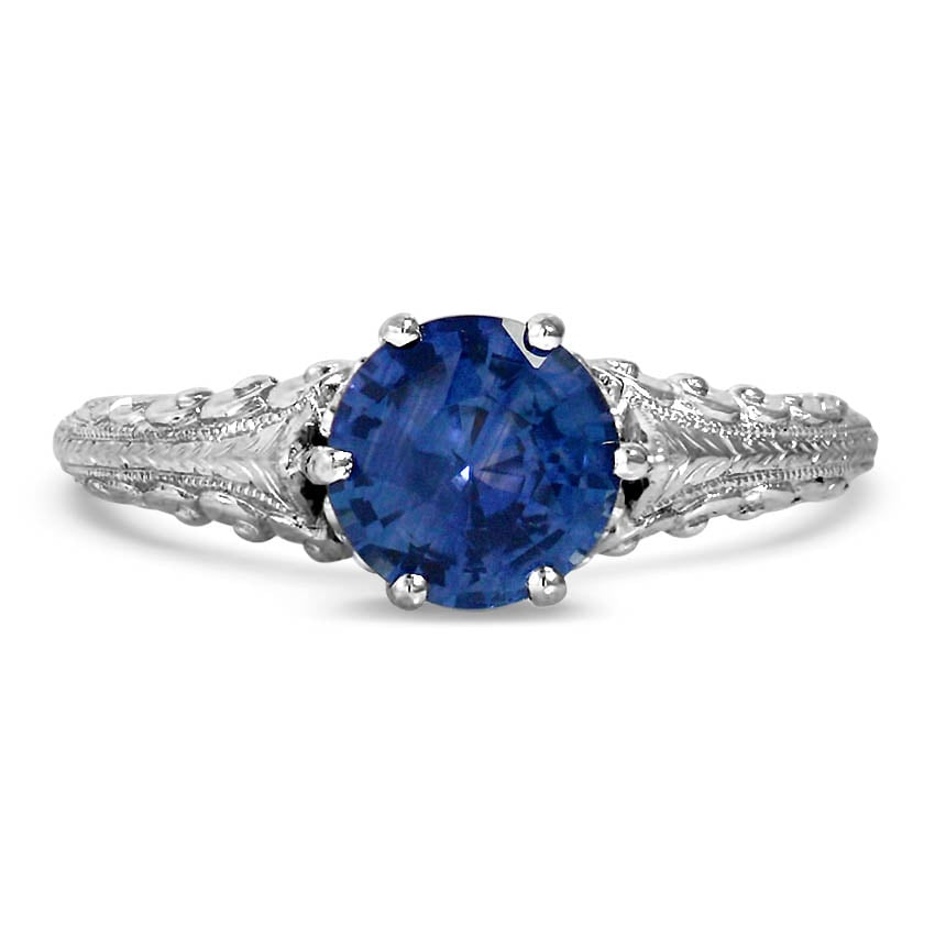 Modern Sapphire Vintage Ring