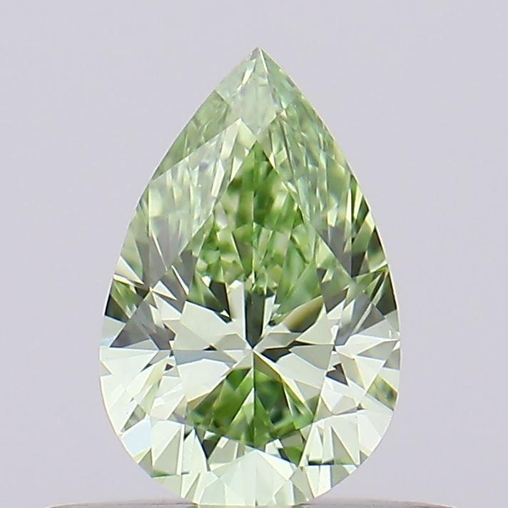 0.38 Ct. Fancy Intense Green Pear Lab Grown Diamond