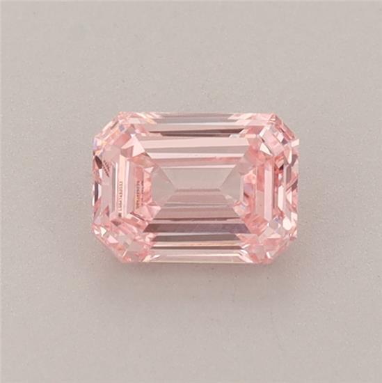 0.50 Ct. Fancy Intense Pink Emerald Lab Grown Diamond