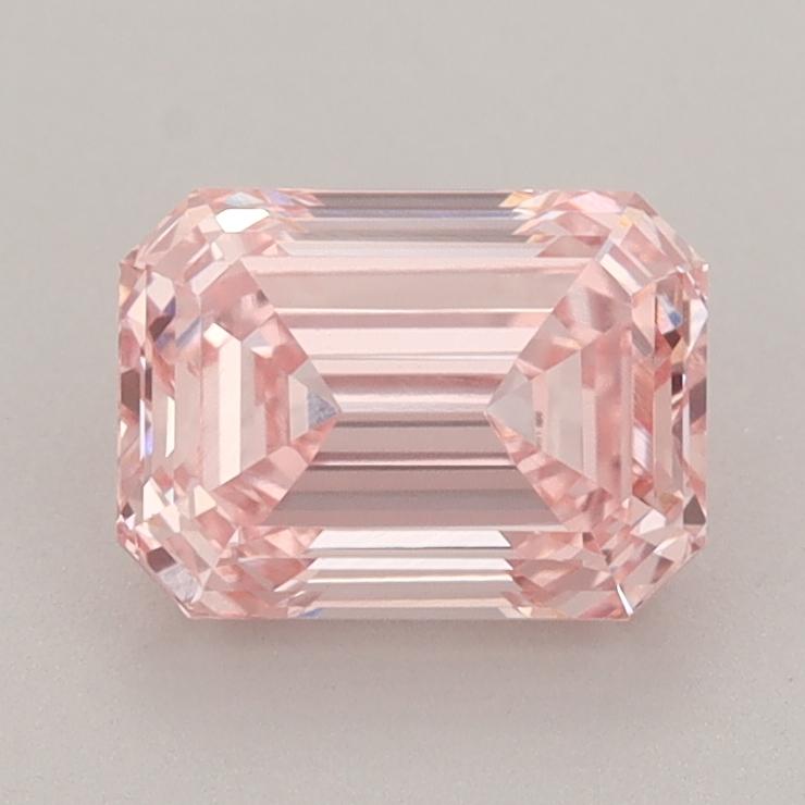 1.52 Ct. Fancy Intense  Pink Emerald Lab Grown Diamond