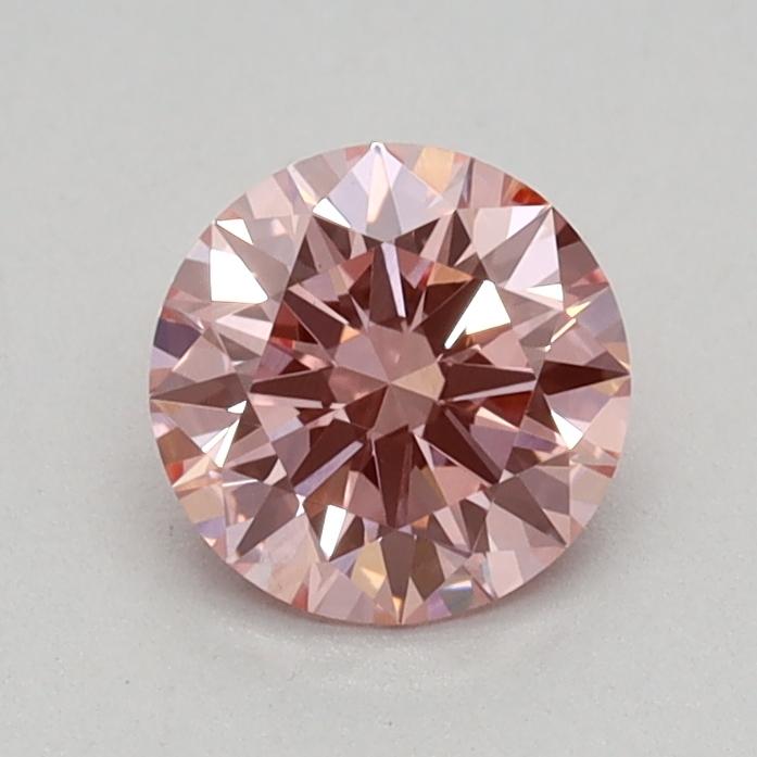0.53 Ct. Fancy Vivid Pink Round Lab Grown Diamond