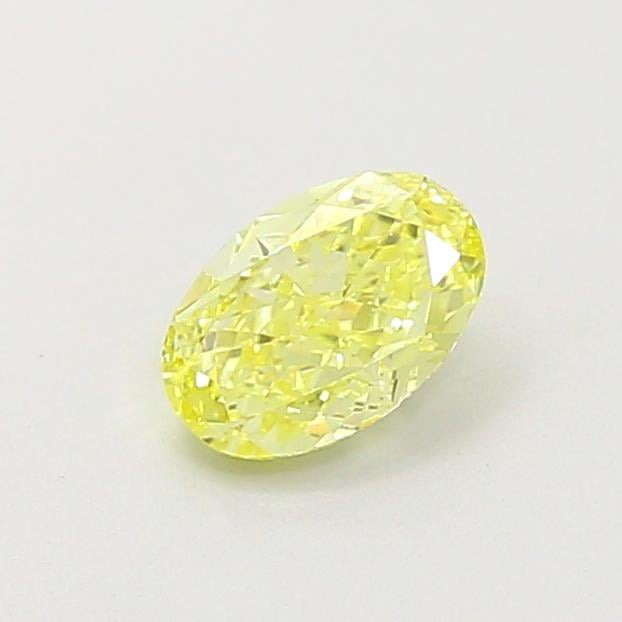 0.51 Ct. Fancy Intense  Yellow Oval Lab Grown Diamond