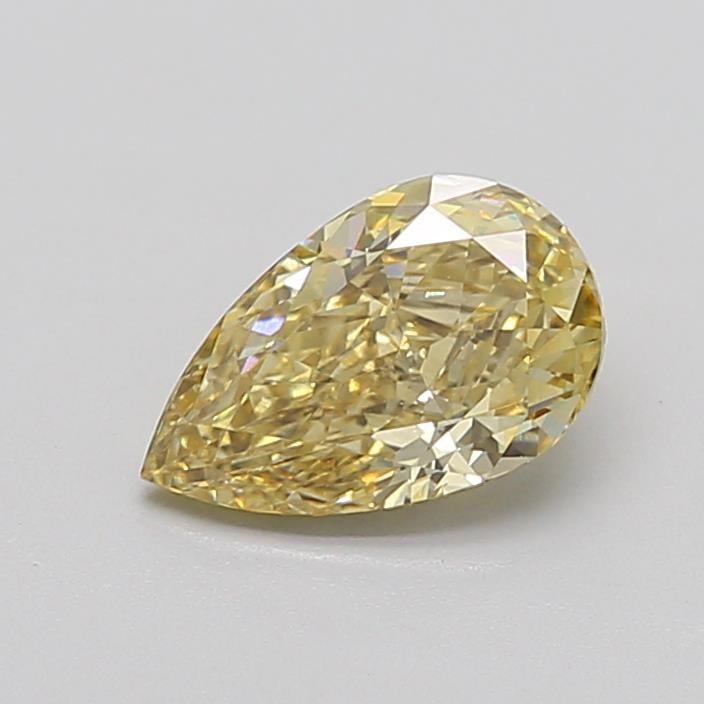 1.56 Ct. Fancy  Yellow Pear Lab Grown Diamond