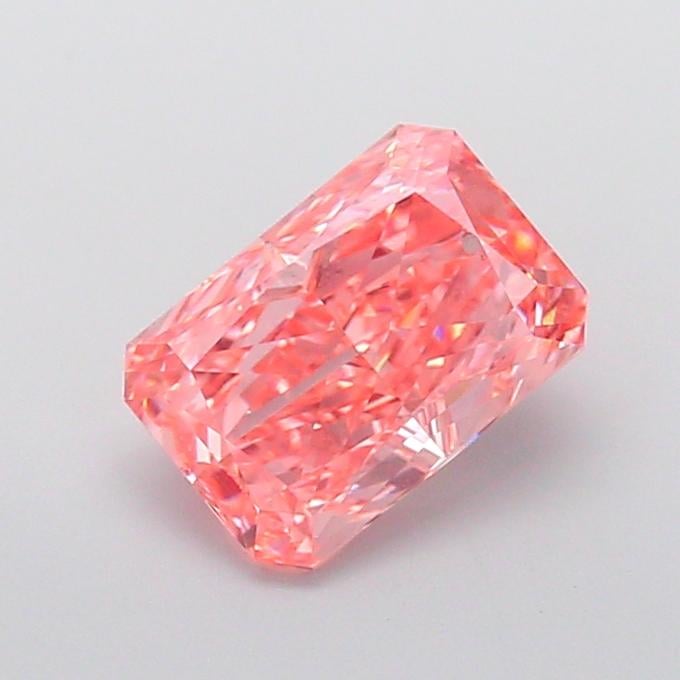 2.50 Ct. Fancy Vivid Pink Radiant Lab Grown Diamond