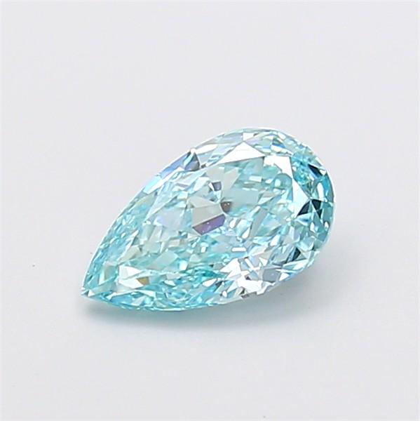 1.02 Ct. Fancy Vivid Blue Pear Lab Grown Diamond