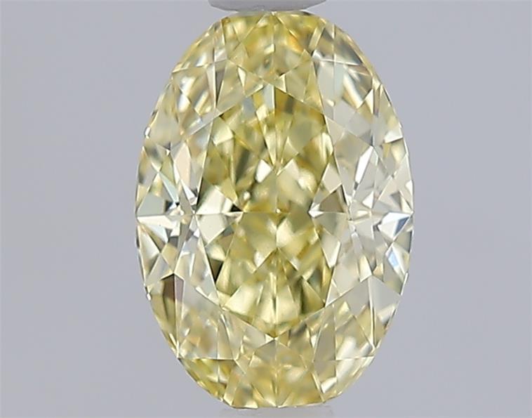 1.02 Ct. Fancy Yellow Oval Lab Grown Diamond