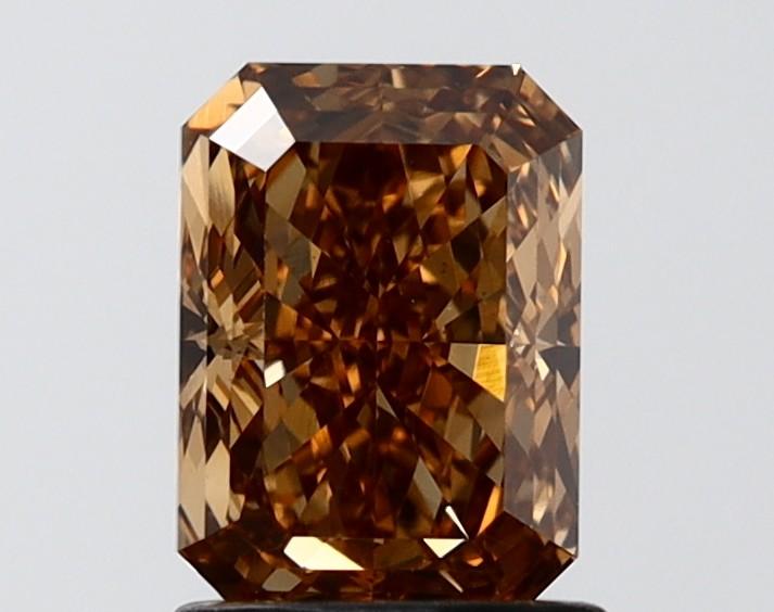 1.52 Ct. Light Brown Radiant Lab Grown Diamond