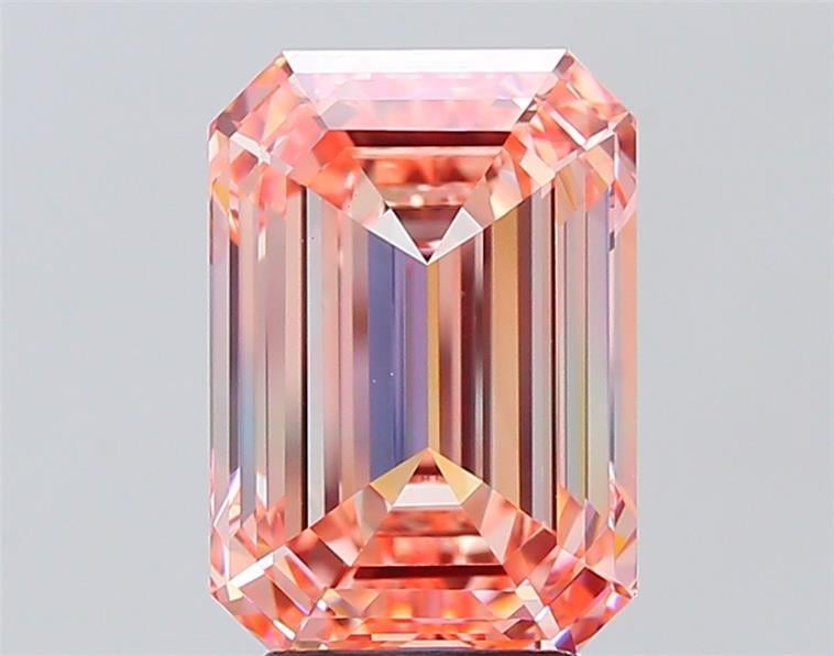 5.13 Ct. Fancy Intense Pink Emerald Lab Grown Diamond