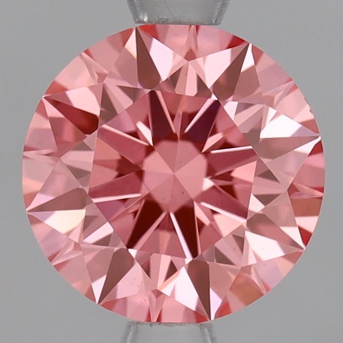 1.07 Ct. Fancy Vivid Pink Round Lab Grown Diamond