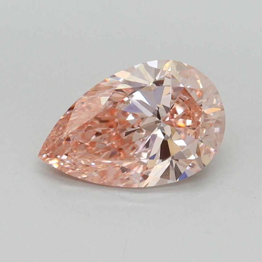 1.57 Ct. Fancy Vivid Pink Pear Lab Grown Diamond