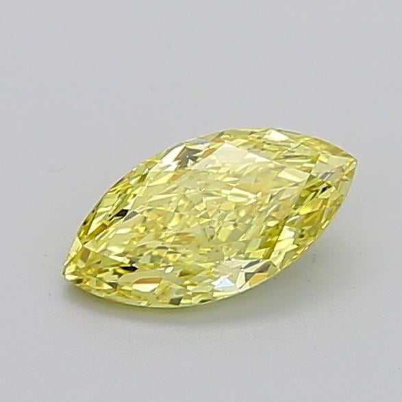 1.28 Ct. Fancy Vivid Yellow Marquise Lab Grown Diamond