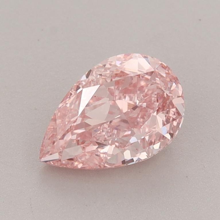 1.10 Ct. Fancy Vivid  Pink Pear Lab Grown Diamond