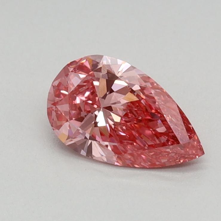 0.40 Ct. Fancy Vivid Pink Pear Lab Grown Diamond
