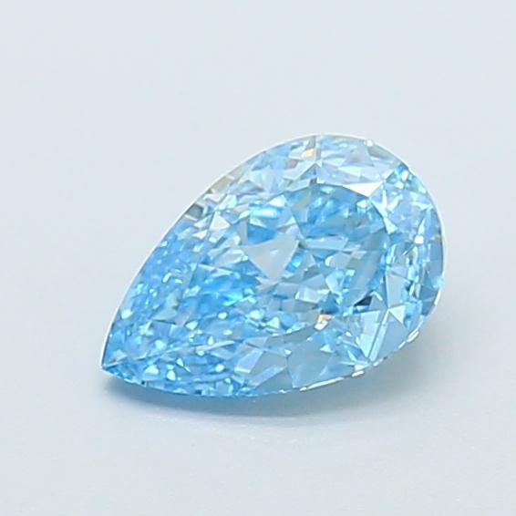 1.30 Ct. Fancy Vivid Blue Pear Lab Grown Diamond