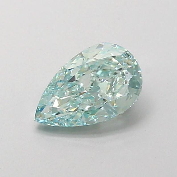 1.03 Ct. Fancy Vivid Green Pear Lab Grown Diamond