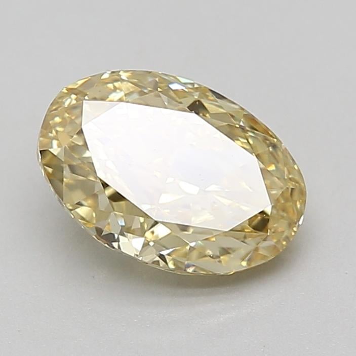 2.04 Ct. Fancy Intense Yellow Oval Lab Grown Diamond