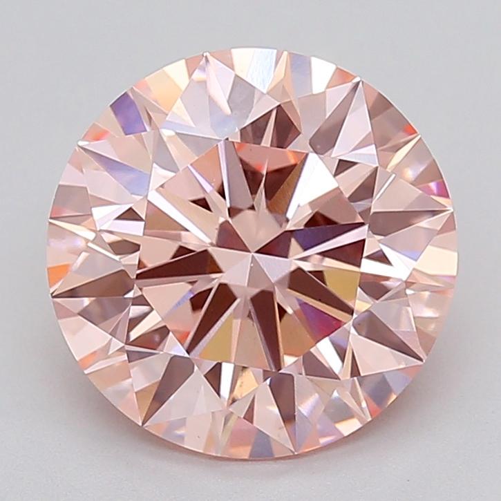 5.10 Ct. Fancy Intense  Pink Round Lab Grown Diamond