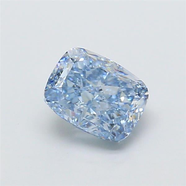 1.25 Ct. Fancy Intense Blue Cushion Lab Grown Diamond