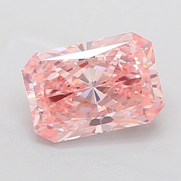 2.57 Ct. Fancy Vivid Pink Radiant Lab Grown Diamond