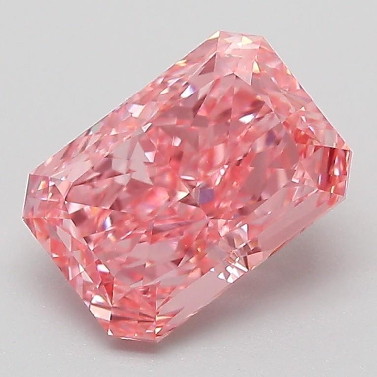 2.03 Ct. Fancy Vivid Pink Radiant Lab Grown Diamond