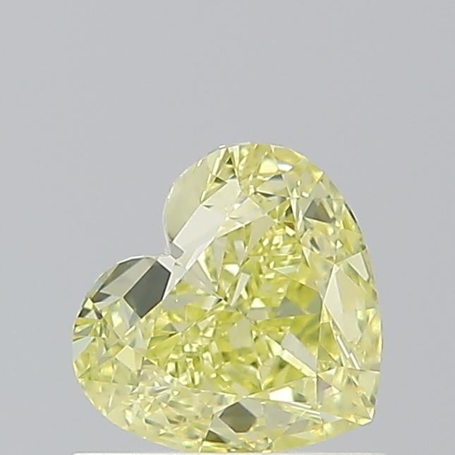 1.00 Ct. Fancy Intense  Yellow Heart Diamond