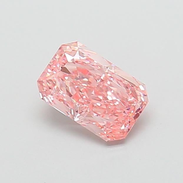 1.53 Ct. Fancy Vivid  Pink Radiant Lab Grown Diamond
