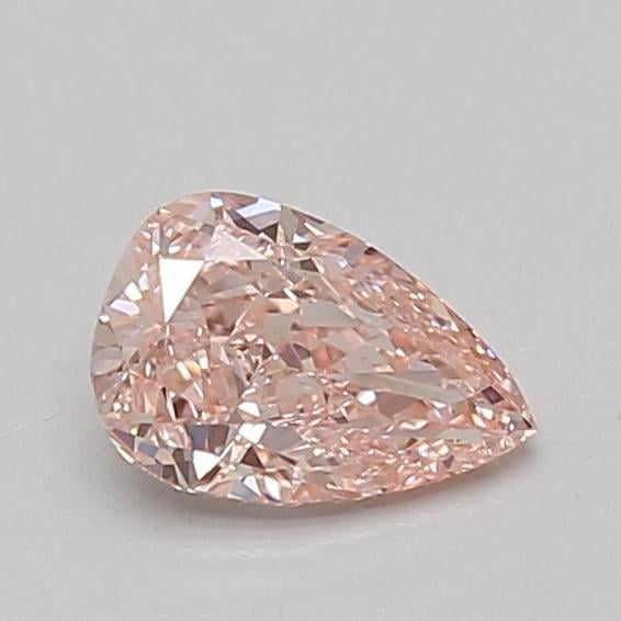 0.67 Ct. Fancy Vivid Pink Pear Lab Grown Diamond