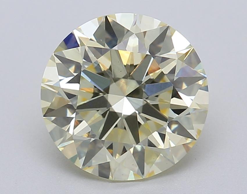 2.02 Ct. Fancy Light Yellow Round Lab Grown Diamond