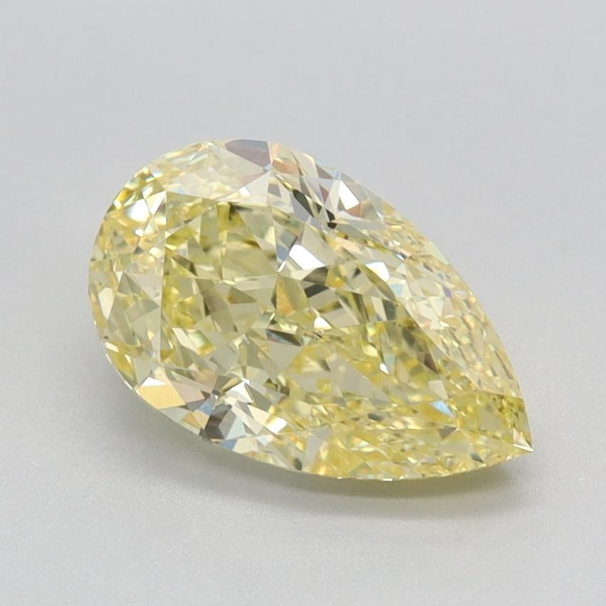 1.43 Ct. Fancy Intense Yellow Pear Lab Grown Diamond