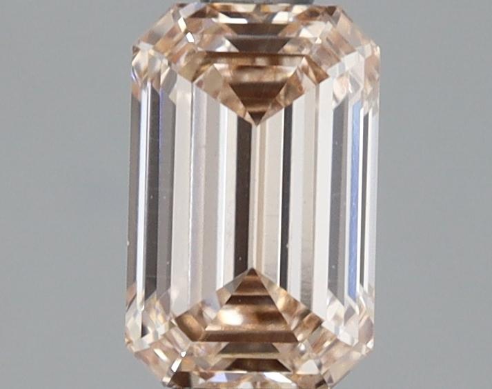 1.02 Ct. Fancy Light Brownish Pink Emerald Lab Grown Diamond