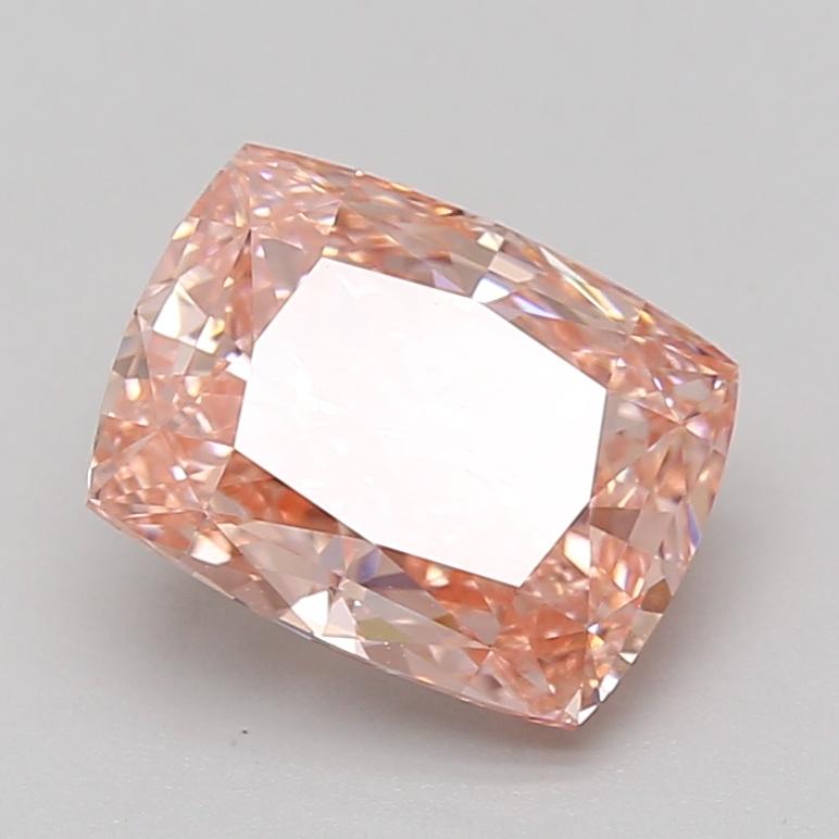 3.11 Ct. Fancy Vivid Pink Cushion Lab Grown Diamond