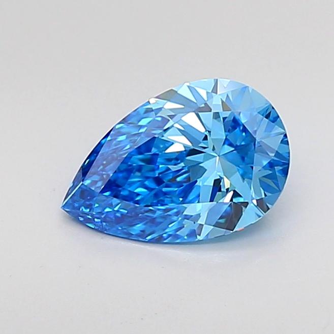 1.01 Ct. Fancy Vivid Blue Pear Lab Grown Diamond