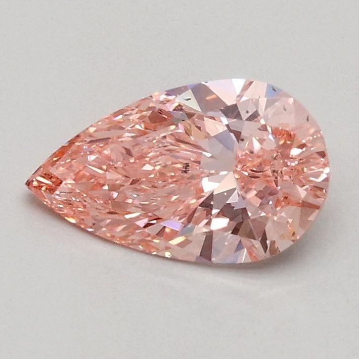 0.52 Ct. Fancy Vivid Pink Pear Lab Grown Diamond