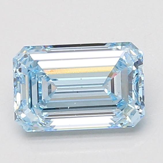 1.40 Ct. Fancy Intense Blue Emerald Lab Grown Diamond